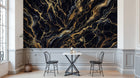 Design A0006 — Papier peint Marbre Noir et Or Luxe - Collection 1 — Novomur