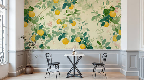 Design A0179 — Papier peint Fruits Agrumes - Collection 2 — Novomur