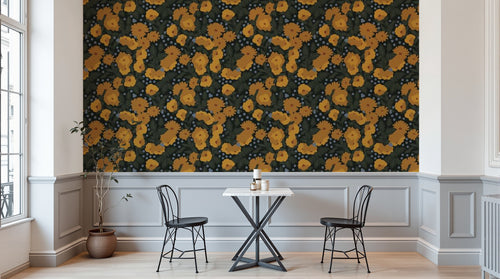 Design A0247 — Papier peint Floral Vintage Baroque — Novomur
