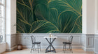 Design A0582 — Papier peint Art Déco Éventails et Or - Collection 1 — Novomur