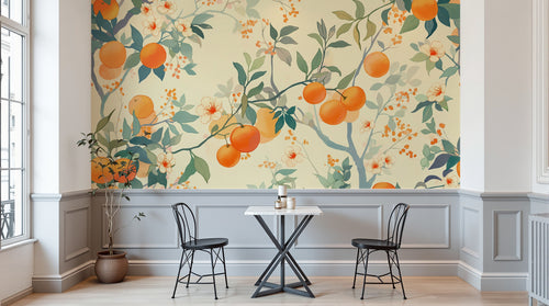 Design A0583 — Papier peint Fruits Agrumes - Collection 2 — Novomur
