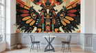 Design A0714 — Papier peint Ethnique Tribal Africain — Novomur