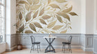 Design A0844 — Papier peint Botanique Feuilles Dorées — Novomur