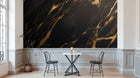 Design A0907 — Papier peint Marbre Noir et Or Luxe - Collection 1 — Novomur