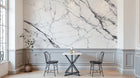 Design C0126 — Papier peint Marbre Blanc Classique - Collection 1 — Novomur