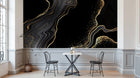 Design C0313 — Papier peint Marbre Noir et Or Luxe - Collection 1 — Novomur