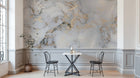 Design C0429 — Papier peint Marbre Blanc Classique - Collection 2 — Novomur