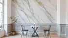 Design D0158 — Papier peint Marbre Blanc Classique - Collection 2 — Novomur