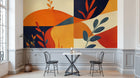 Design F0988 — Papier peint Botanique Feuilles Dorées — Novomur