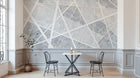 Design SD0725 — Papier peint Marbre Blanc Classique - Collection 2 — Novomur