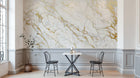 Design SK0136 — Papier peint Marbre Blanc Classique - Collection 2 — Novomur