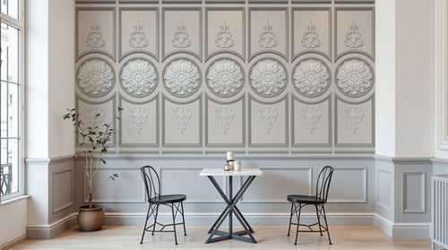 Design SK0537 — Papier peint Damassé Classique — Novomur