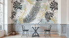 Design SK0700 — Papier peint Palmier Tropical Doré Luxe - Collection 1 — Novomur