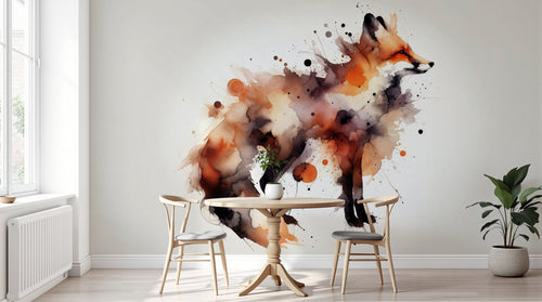 Design A0073 — Papier peint Animaux Forêt — Novomur