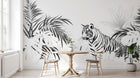 Design A0111 — Papier peint Jungle Enfant Tigre & Singes — Novomur