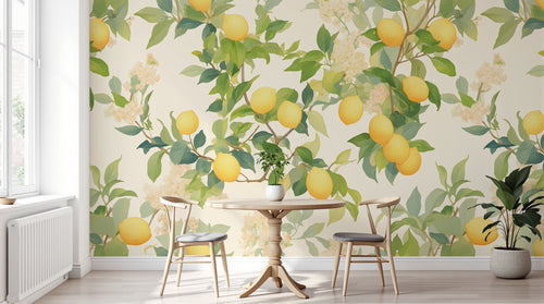 Design A0178 — Papier peint Fruits Agrumes - Collection 1 — Novomur