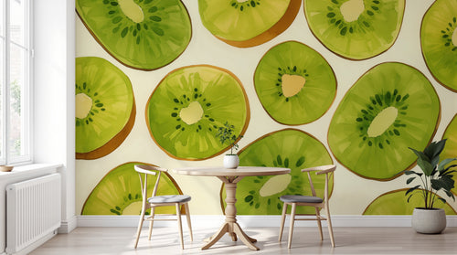 Design A0458 — Papier peint Fruits Agrumes - Collection 2 — Novomur