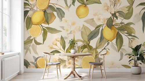 Design A0745 — Papier peint Fruits Agrumes - Collection 1 — Novomur