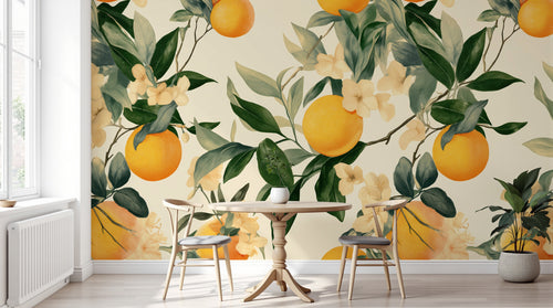 Design A0746 — Papier peint Fruits Agrumes - Collection 2 — Novomur
