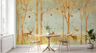 Design FC314 — Papier peint Forêt Pins et Sapins - Collection 2 — Novomur