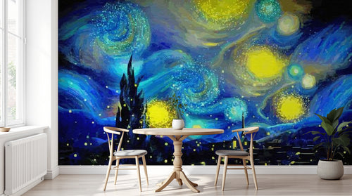 Design SL0183 — Papier peint Galaxie Réaliste — Novomur