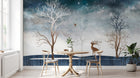 Design SL0253 — Papier peint Forêt Pins et Sapins - Collection 3 — Novomur