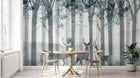 Design SL0588 — Papier peint Forêt Pins et Sapins - Collection 1 — Novomur
