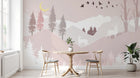 Design SL0807 — Papier peint Forêt Pins et Sapins - Collection 3 — Novomur