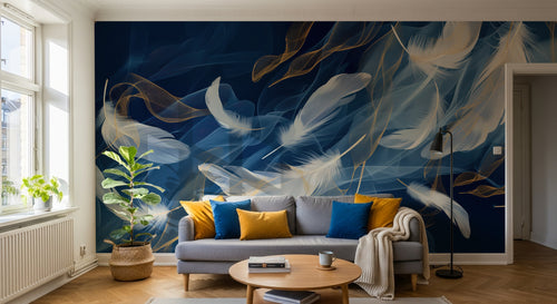 Design A0014 — Papier peint Plumes — Novomur