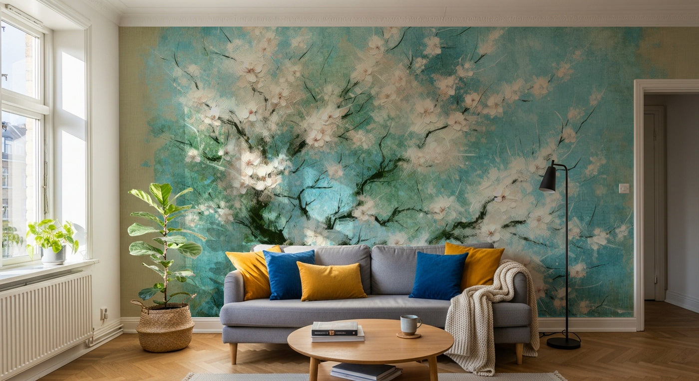 Papier peint Cerisier - Sur mesure - Design A0052