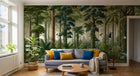 Design A0054 — Papier peint Jungle Tropicale Dense Aquarelle — Novomur