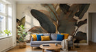 Design A0061 — Papier peint Palmier Tropical Vert - Collection 1 — Novomur