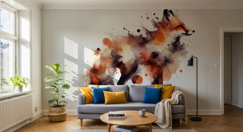 Design A0073 — Papier peint Animaux Forêt — Novomur