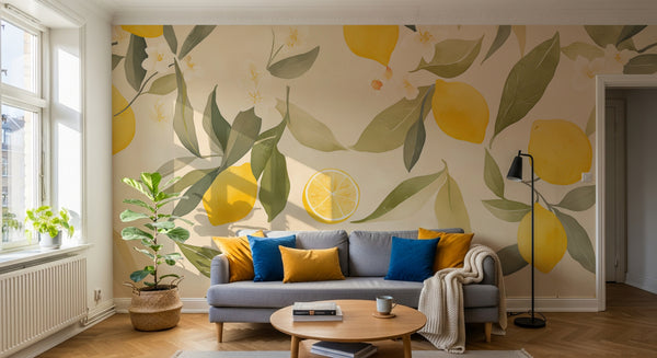 Papier peint Fruits Agrumes - Collection 1 - Sur mesure