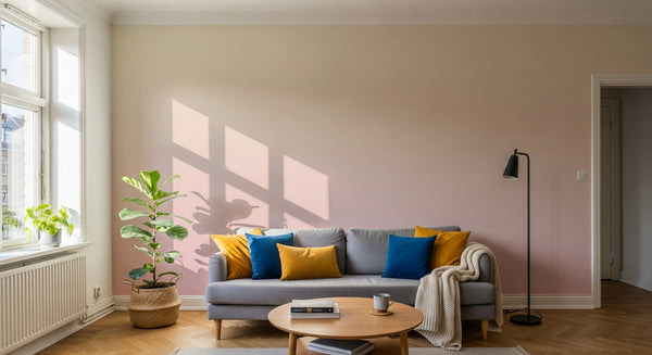 variant:A0102 | salon_01_scandi — Floraison Printaniere Ivoire — papier peint Novomur