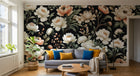Design A0106 — Papier peint Floral Pivoines et Roses - Collection 2 — Novomur