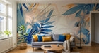 Design A0109 — Papier peint Palmier Tropical Vert - Collection 1 — Novomur