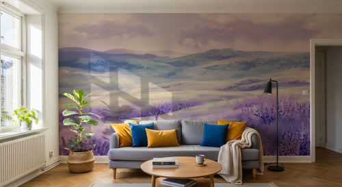 Design A0149 — Papier peint Paysage Montagne Réaliste — Novomur