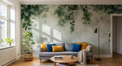 Design A0152 — Papier peint Eucalyptus Botanique Sauge — Novomur