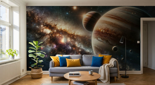 Design A0164 — Papier peint Galaxie Réaliste — Novomur