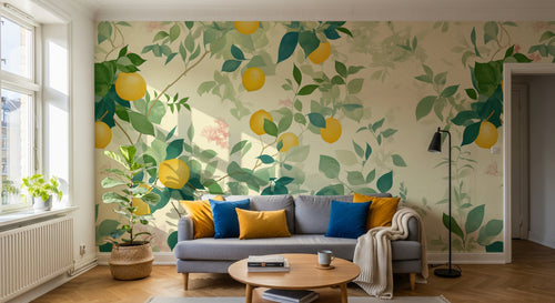 Design A0179 — Papier peint Fruits Agrumes - Collection 2 — Novomur