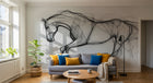 Design A0208 — Papier peint Chevaux — Novomur