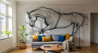 Design A0208 — Papier peint Chevaux — Novomur