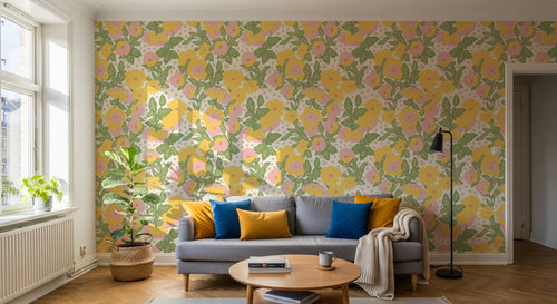 Design A0248B — Papier peint Liberty Floral Ditsy - Collection 2 — Novomur