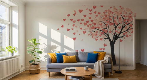 Design A0277 — Papier peint Arbres Décoratifs — Novomur