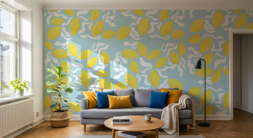 Design A0321 — Papier peint Fruits Agrumes - Collection 1 — Novomur