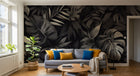 Design A0390 — Papier peint Palmier Tropical Vert - Collection 4 — Novomur