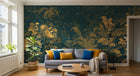 Design A0453 — Papier peint Jungle Tropicale Dense Aquarelle — Novomur