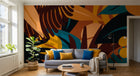 Design A0509 — Papier peint Palmier Tropical Vert - Collection 3 — Novomur