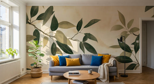Design A0559 — Papier peint Botanique Feuillage - Collection 1 — Novomur